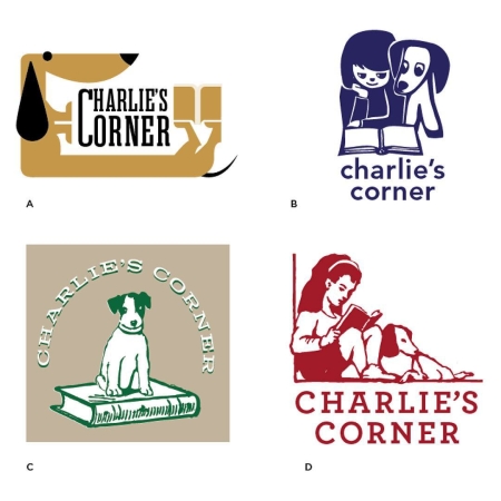 Branding design case study for Charlie's Corner