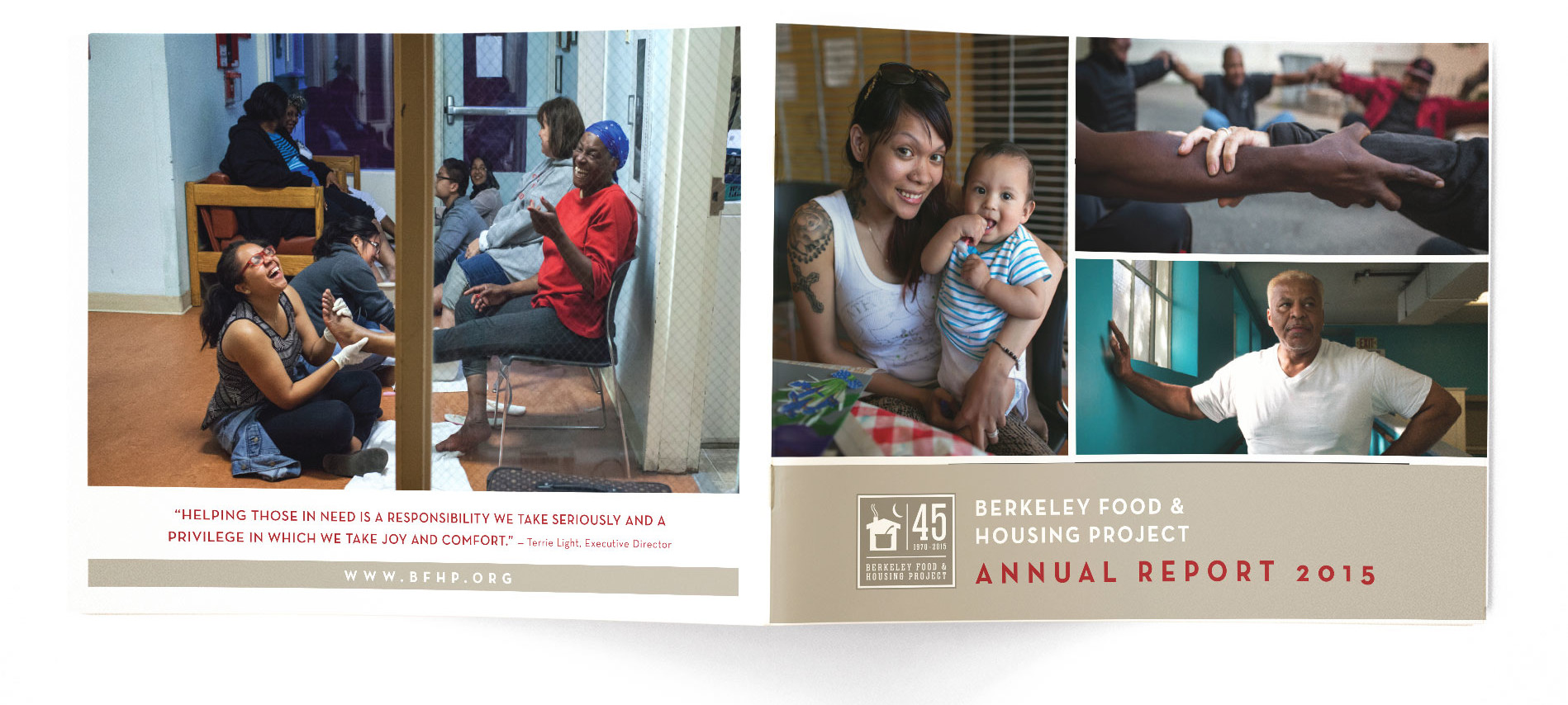 Annual Report design for non profit BFHP
