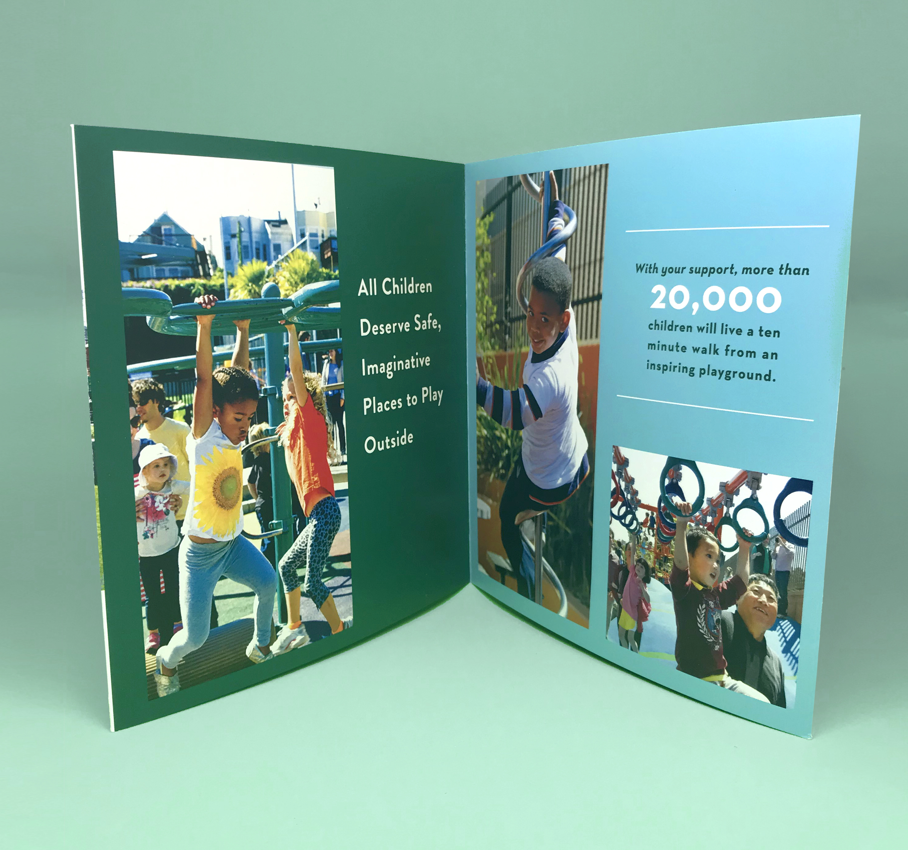Brochure design for the San Francisco Parks Department and the San Francisco Parks Alliance