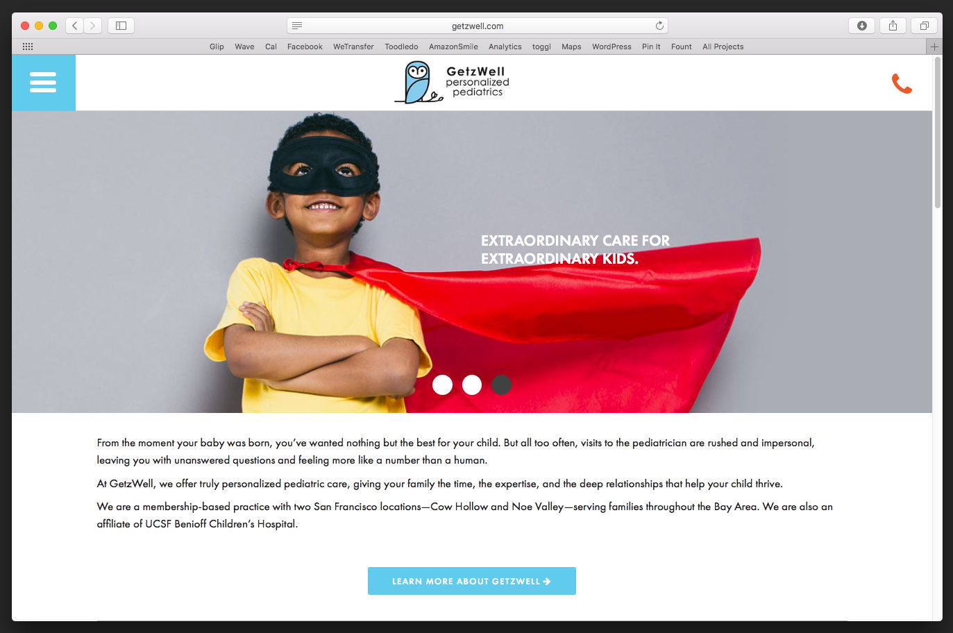 San Francisco small business branding - personalized pediatrics
