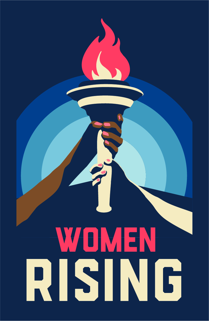 Women Rising, Women's March 2020 logo
