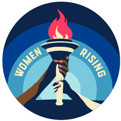 Women Rising, Women's March 2020 logo