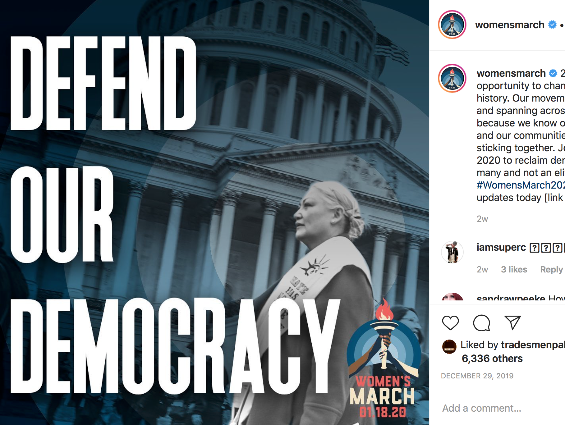 Womens march instagram graphics