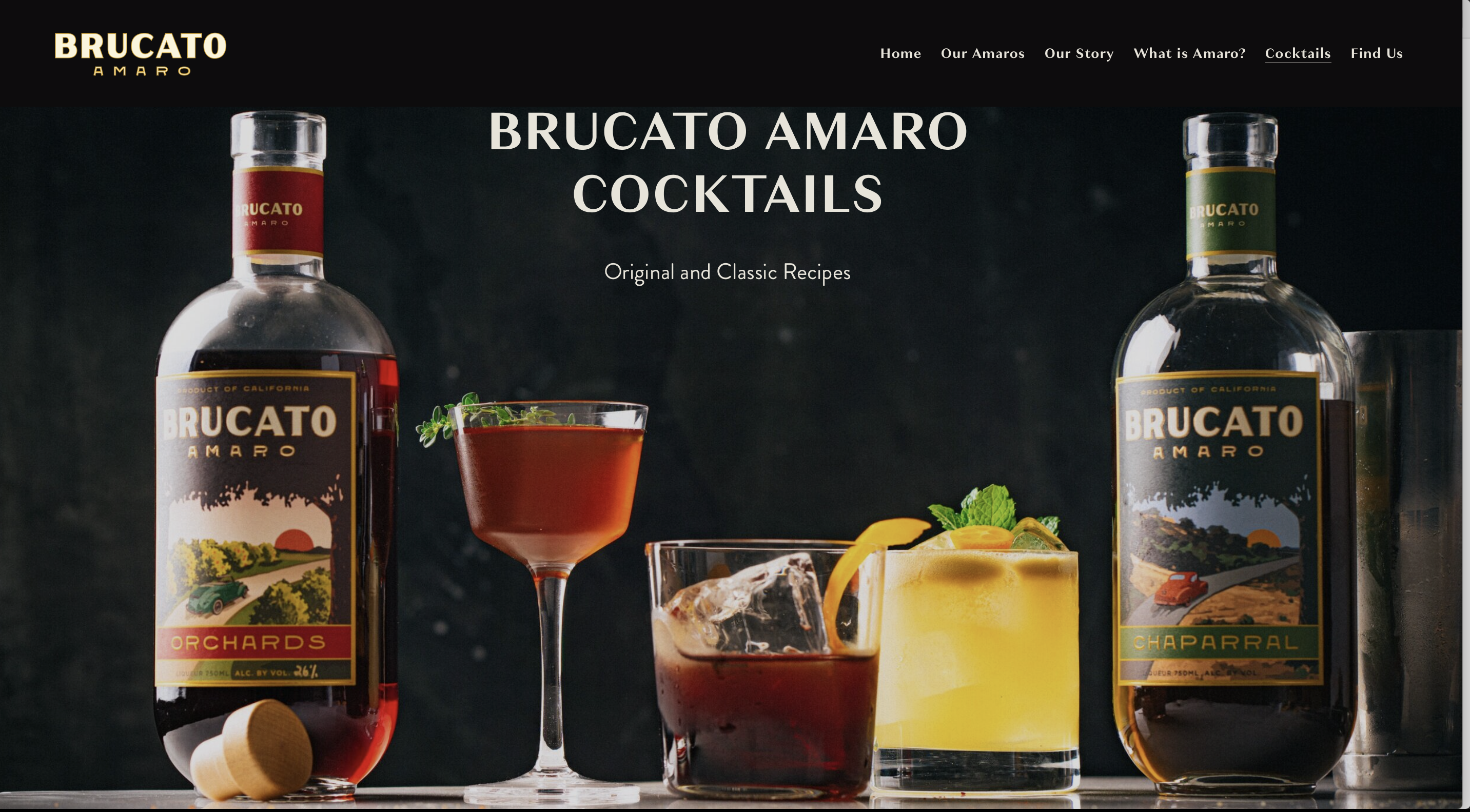 Brucato Amaro design