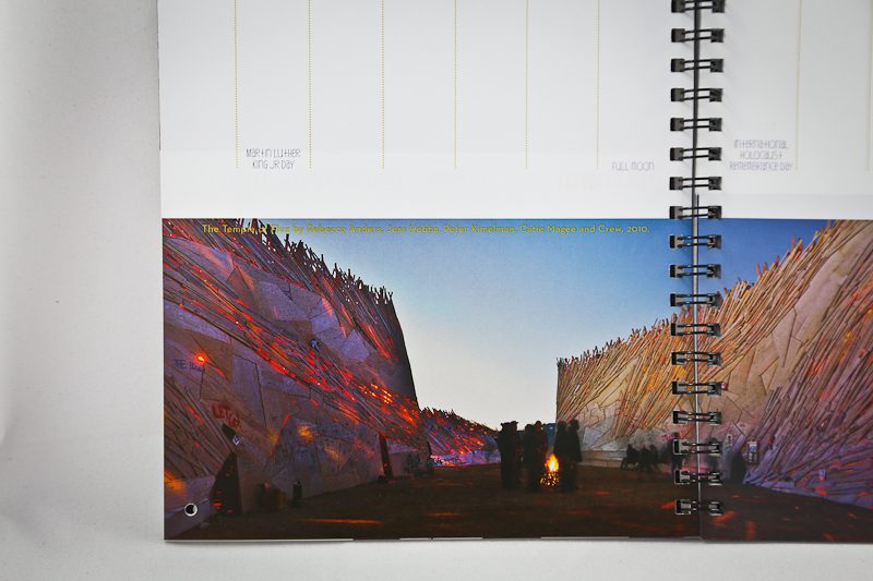 Burning Man Calendar Design
