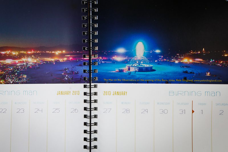 annual print calendar design